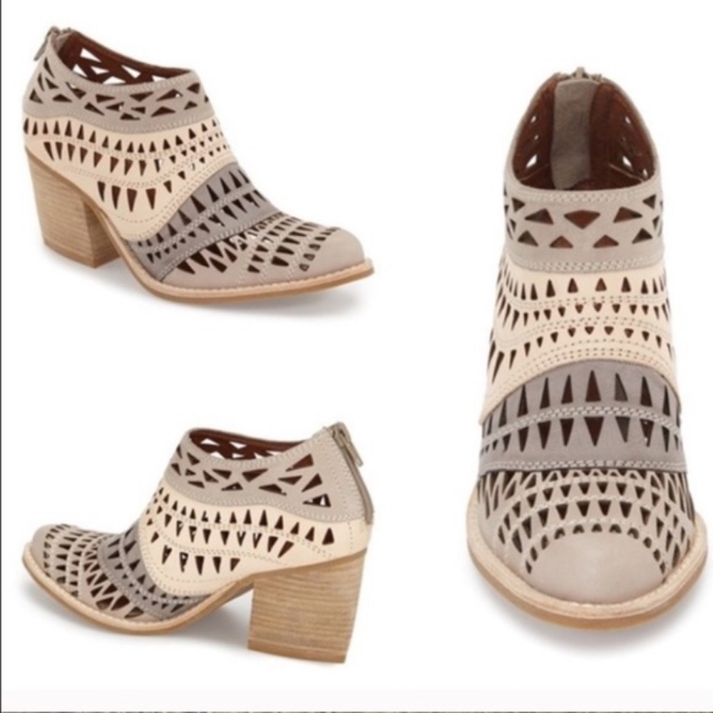 JEFFREY CAMPBELL Faviola' Cutout Western Bootie